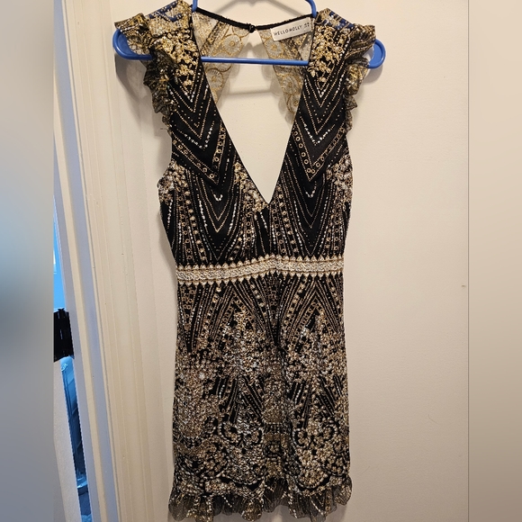 Medium Hello Molly Match Me Black Dress - Picture 3 of 3